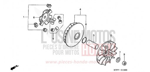 DRIVE FACE SH150R8 de 2008